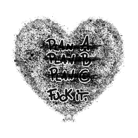 Pennanera14 giphyupload black heart blackheart cuorenero Sticker
