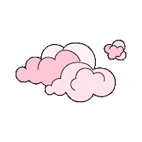 razzldazzlhair pink clouds dreams hair care Sticker