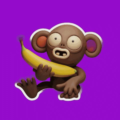 Hungry Monkey GIF