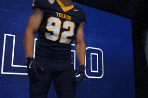 Toledo Football Defensive End GIF by Toledo Rockets