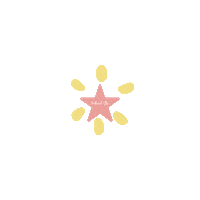 Pink Star Sticker by Beauty by Earth