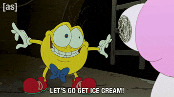 Excited Ice Cream GIF by Adult Swim