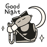 Sleep Greetings Sticker by Prada