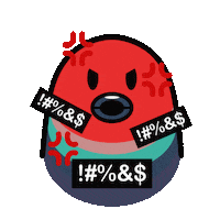 ColorCrewStudios angry wtf mood mad Sticker