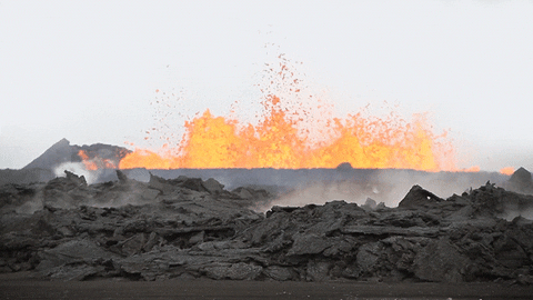 iceland lava GIF by Jerology