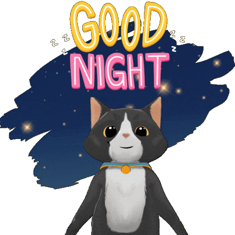 Good Night Hello Sticker by TeamKrikey