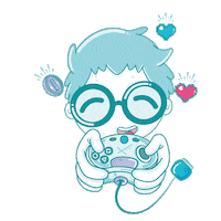 Happy Gamer Sticker