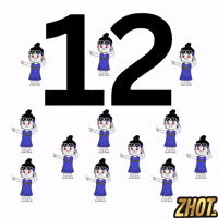 Top 12 Dozen GIF by Zhotcita