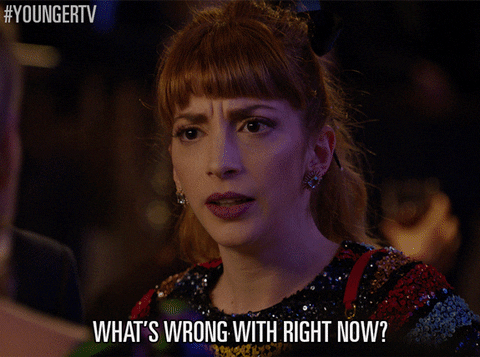 what's wrong with now tv land GIF by YoungerTV