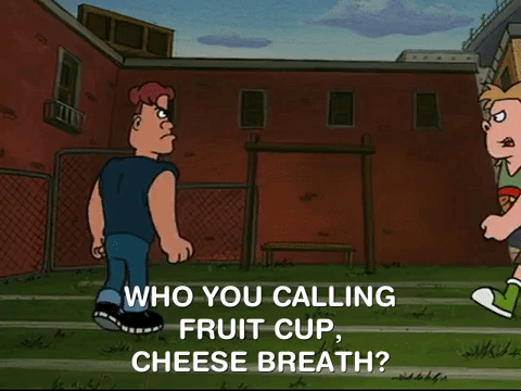 hey arnold nicksplat GIF