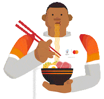 Bryan Habana Eating Sticker by Mastercard