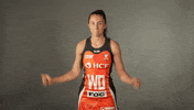 Celebrate Giants Netball GIF by GIANTS