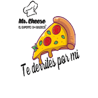 CiemsaFoodservice pizza ciemsafoodservice mr cheese te derrites por mi Sticker