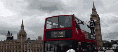 bus floating GIF