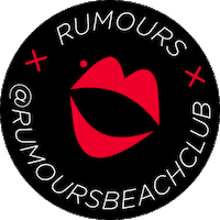 rumoursbeachclub rumoursbeachclub slowdownandrussh getbeachy Sticker