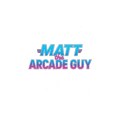 Video Games Logo Sticker by Matt the Arcade Guy