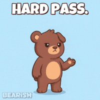 Teddy Bear No GIF by BEARISH