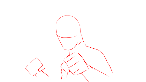 jazylhomavazir giphyupload sketch punching drawings GIF