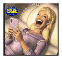 Phone Laughing Sticker by Sou Eu Na Vida