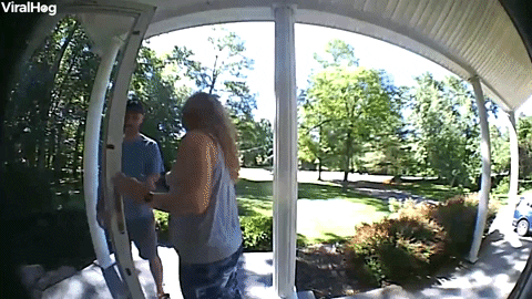 Front Steps Collapse Under Homeowner GIF by ViralHog