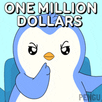 1 Billion Crypto GIF by Pudgy Penguins