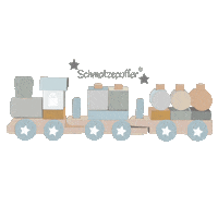 Its A Boy Zug Sticker by schmatzepuffer_kreative_ideen