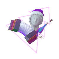 new year neon Sticker by ZinZen