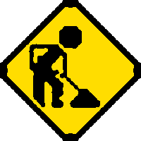 under construction please STICKER