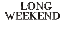 Long Weekend Love Sticker
