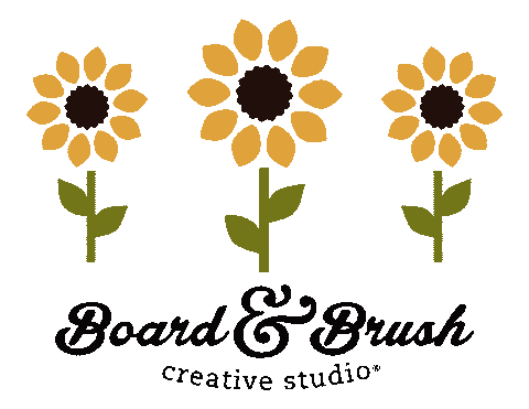 Flowers Fall Sticker by Board & Brush Creative Studio