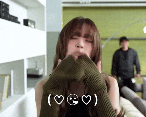 Lily Kiss GIF