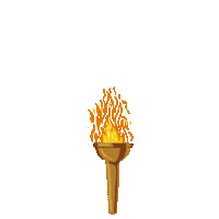 Donald Trump Fire Sticker by Creative Courage