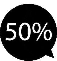 50 Sticker by Olivias Hus