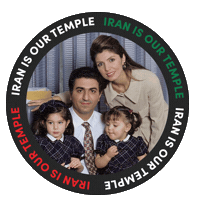 Pahlavi Sticker by Golesorkh Co.