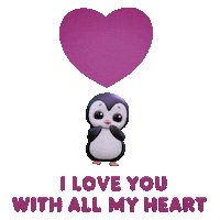 In Love Sticker Sticker by Pengu