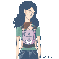 Mom Breastfeeding Sticker by Nidos Y Nudos