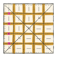 Ruler Quilt Sticker by Art Gallery Fabrics