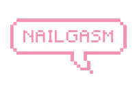 Sassy Pixel Sticker by Nailgasm