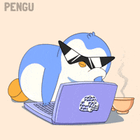Work Working GIF by Pudgy Penguins