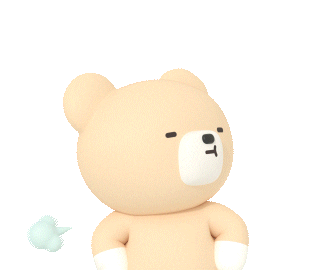 3D Bear Sticker by Pink&Ven