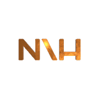newhabit logo new orange gold Sticker