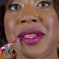 vivecosmetics purple lipstick latina selena GIF