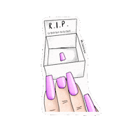 Nails Rip Sticker