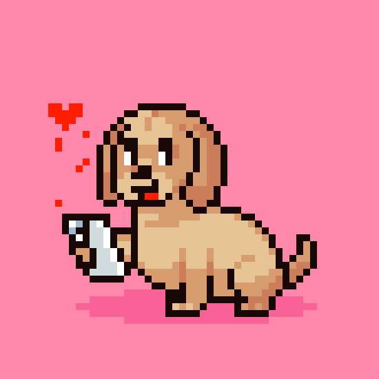 Dog Love GIF by Abstract HotDogs