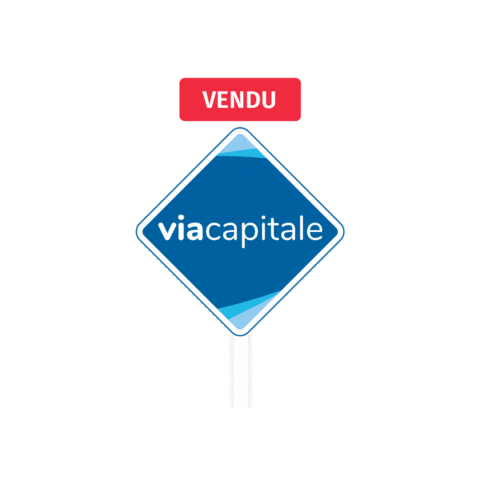viacapitalevendu giphygifmaker immobilier vendu via Sticker
