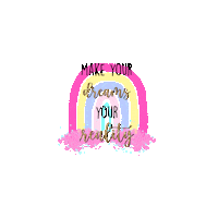 Coffee Rainbow Sticker by Go Getter Girl