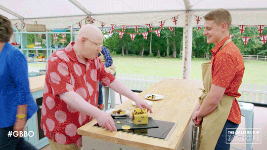 Hungry Bake Off GIF by The Great British Bake Off