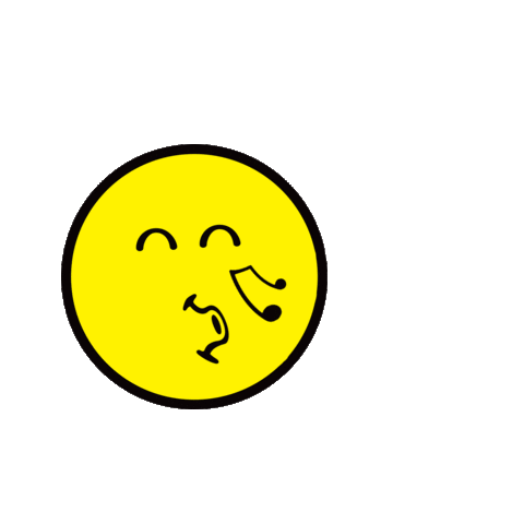 emoji singing Sticker by Smiley