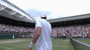 john isner hug GIF by Wimbledon
