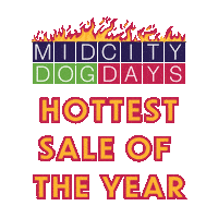 Dog Days Sidewalk Sale Sticker by Anna Claire